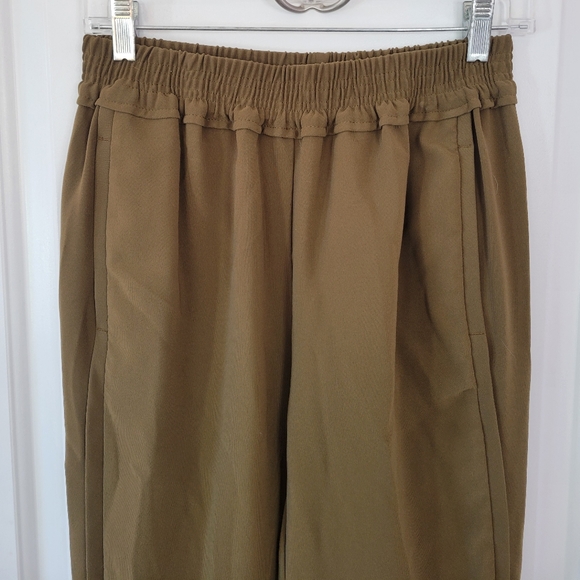 J. CREW Woven Reese Pants In Olive size 12 - Picture 3 of 5